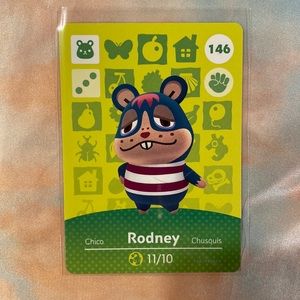 Genuine ACNH amiibo Rodney